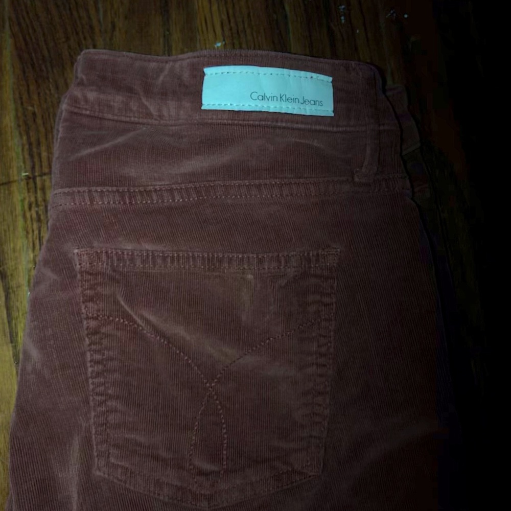 Red Calvin Klein Pants